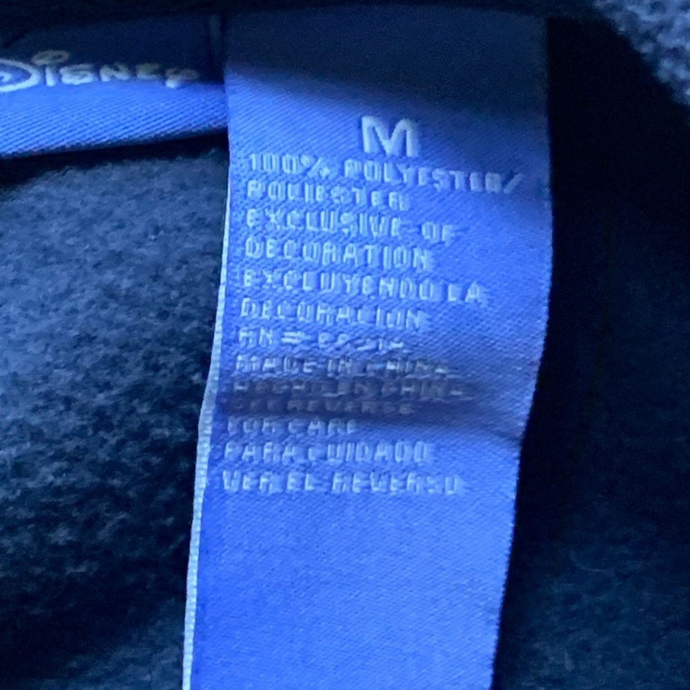 Disney Women’s Navy Blue Winnie the Pooh Fleece Crew Neck Size Medium - Picture 2 of 6